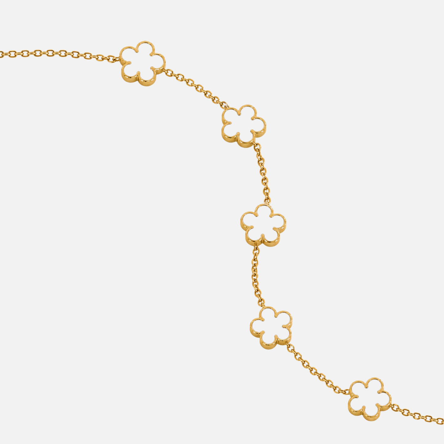 Trèfle Bracelet Gold & Pearl