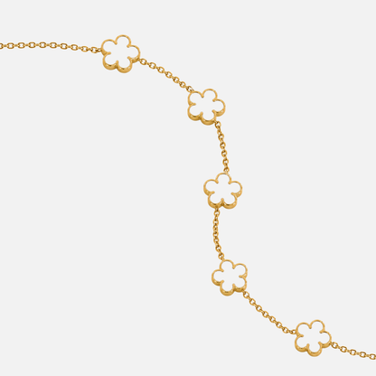 Trèfle Bracelet Gold & Pearl