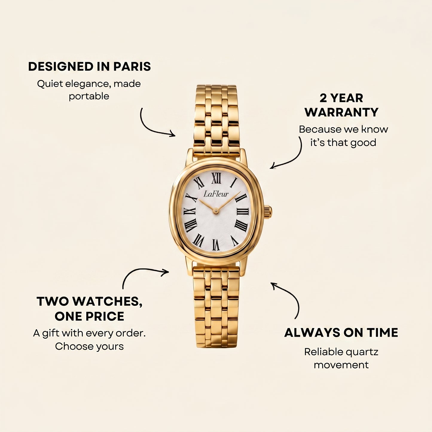 St-Germain Watch Gold