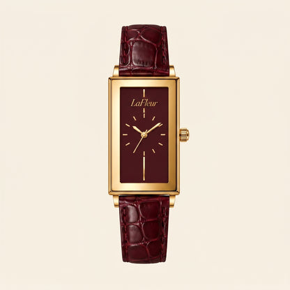 Montaigne Watch Burgundy