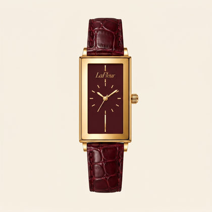 Montaigne Watch Burgundy