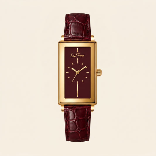 Montaigne Watch Burgundy