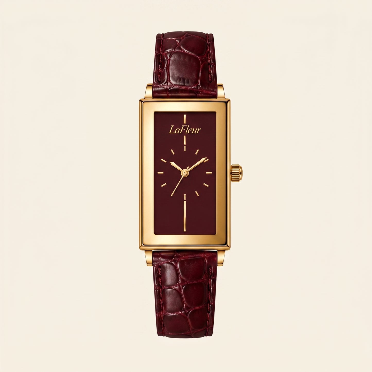 Montaigne Watch Burgundy