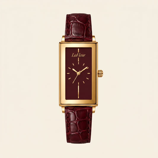 Montaigne Watch Burgundy