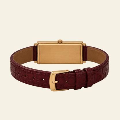 Montaigne Watch Burgundy