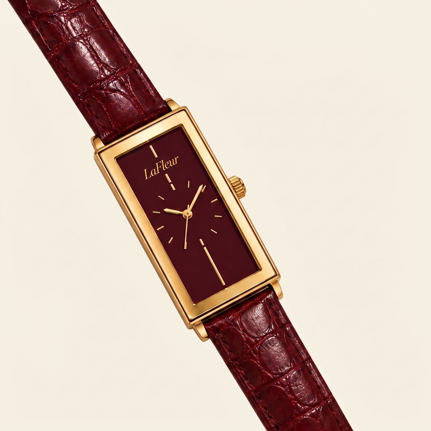 Montaigne Watch Burgundy