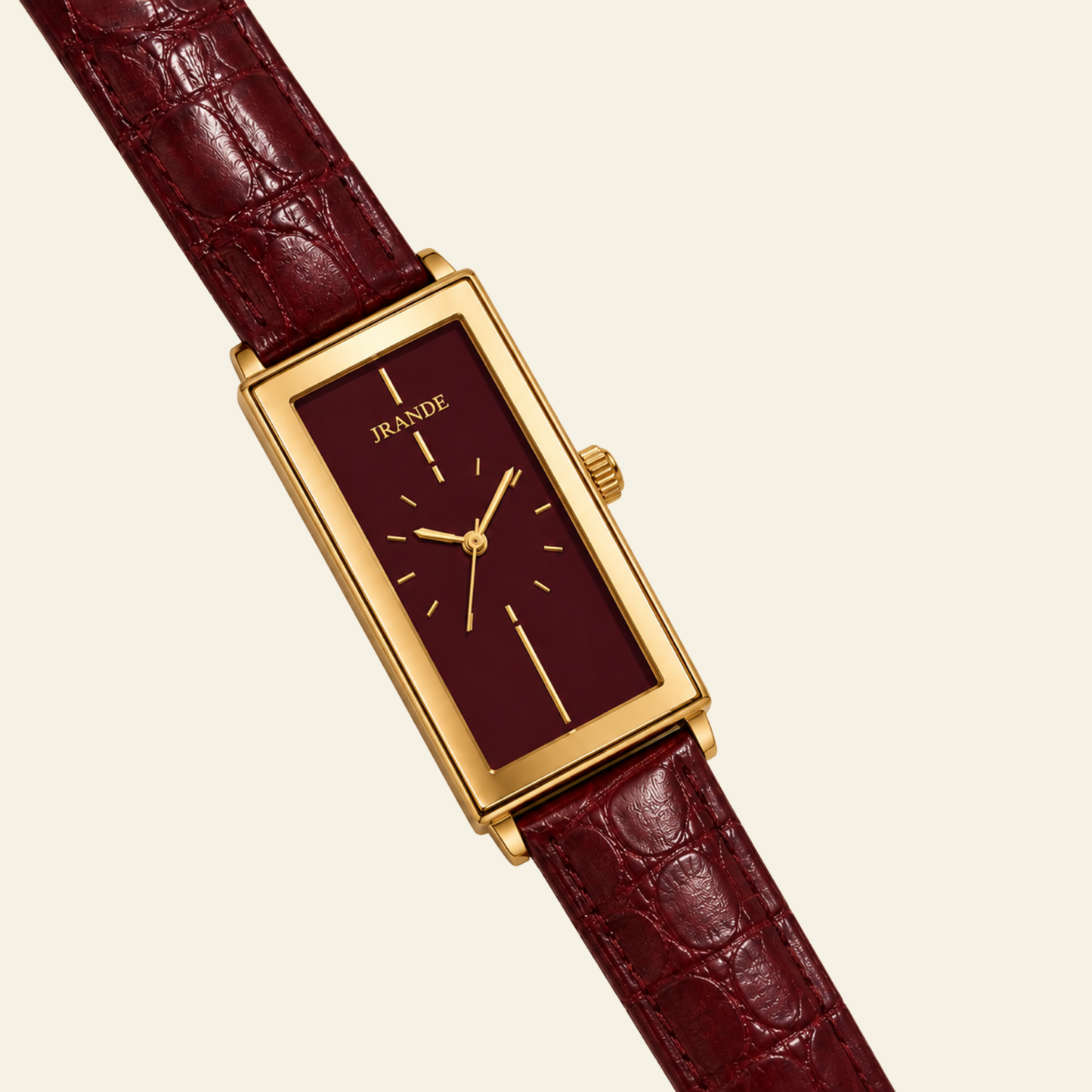 Montaigne Watch Burgundy