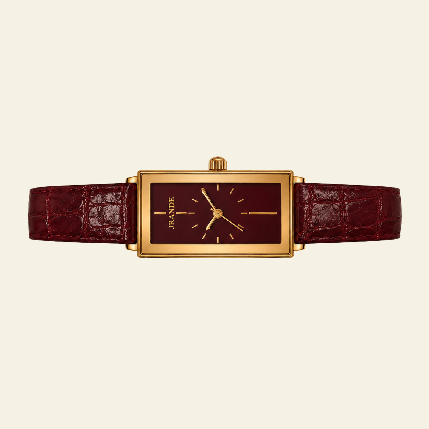 Montaigne Watch Burgundy