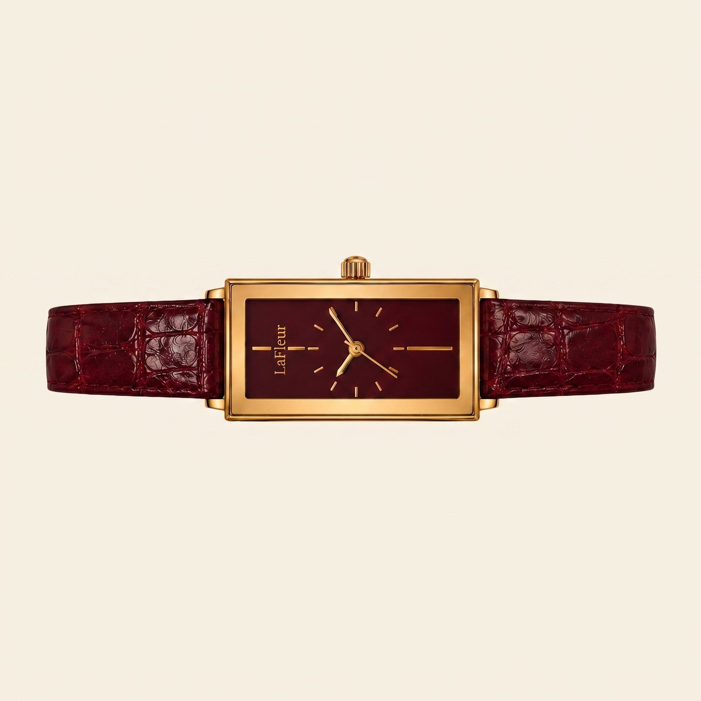 Montaigne Watch Burgundy