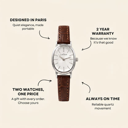 Madeleine Watch Cognac