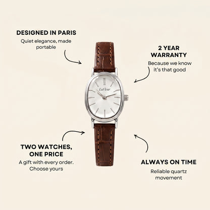 Madeleine Watch Cognac