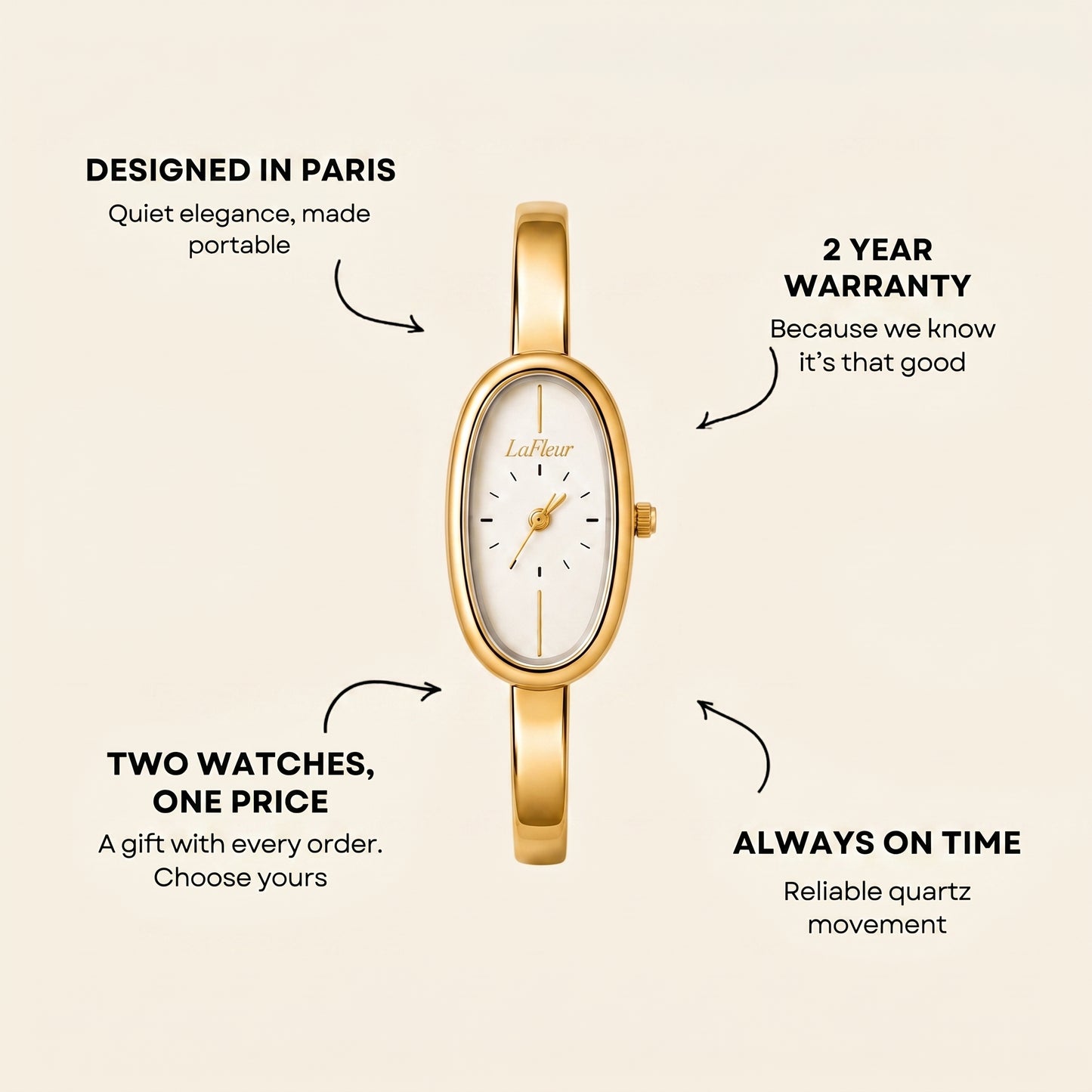Passy Watch Gold