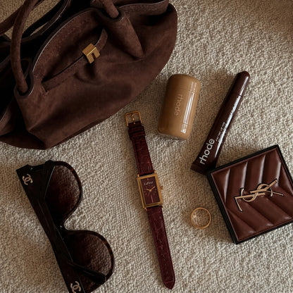 Montaigne Watch Burgundy