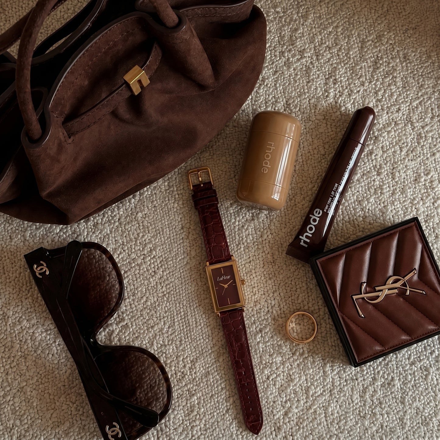 Montaigne Watch Burgundy