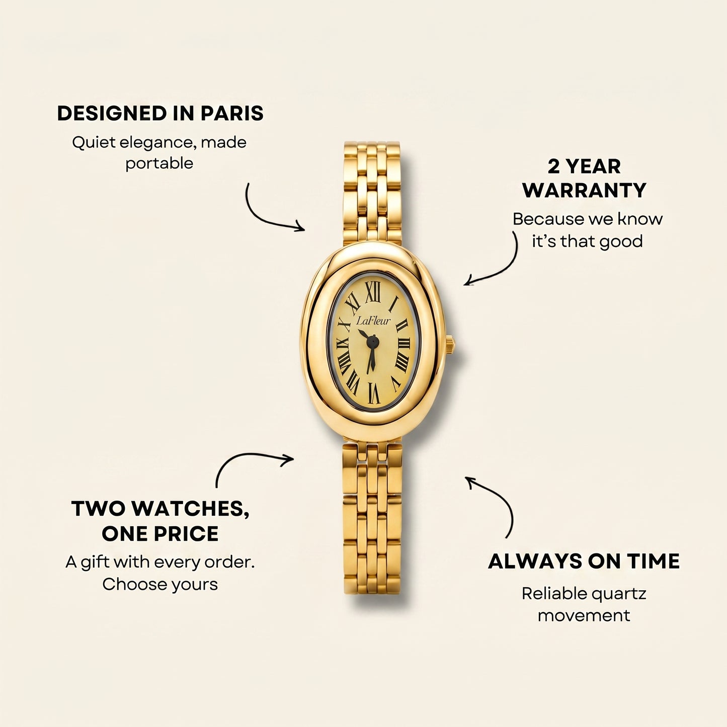 Opéra Watch Gold