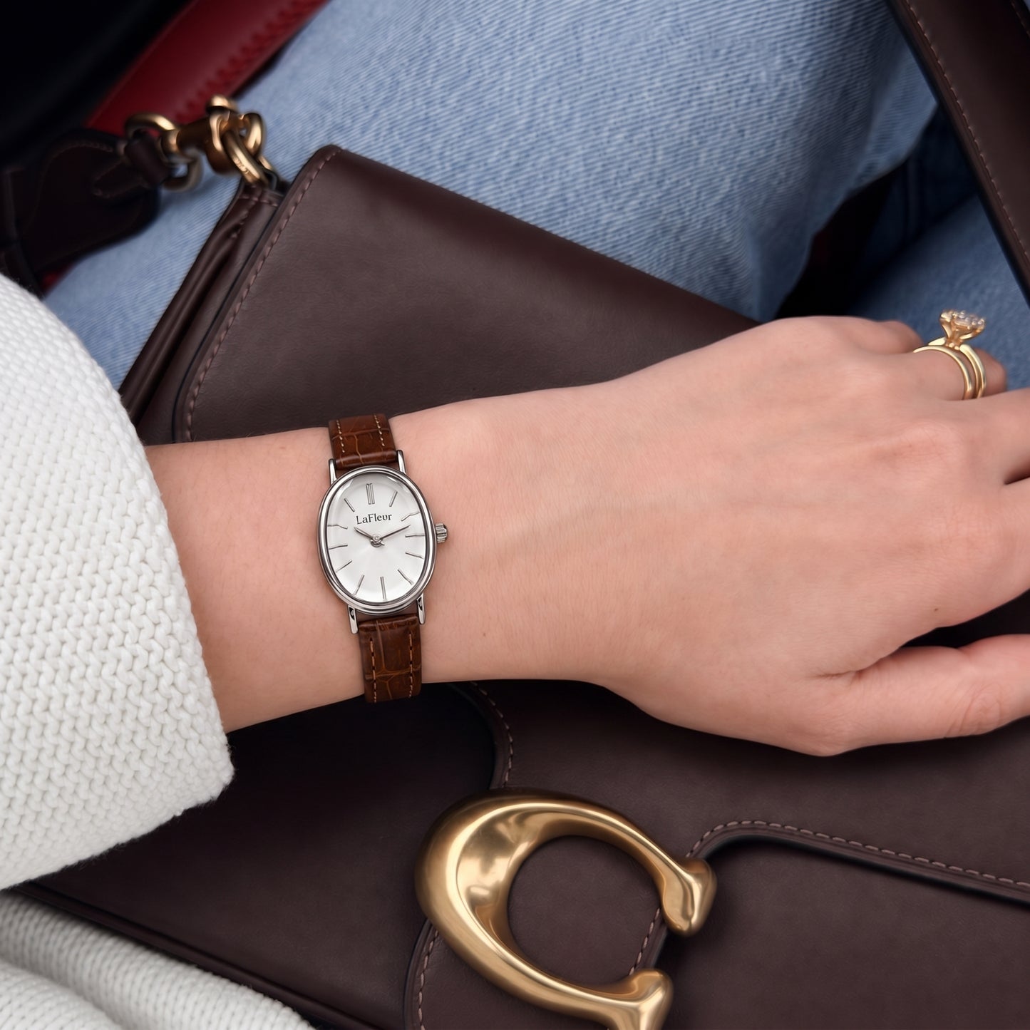 Madeleine Watch Cognac