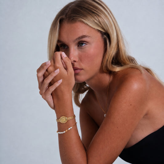 ساعة Opéra ذهبي