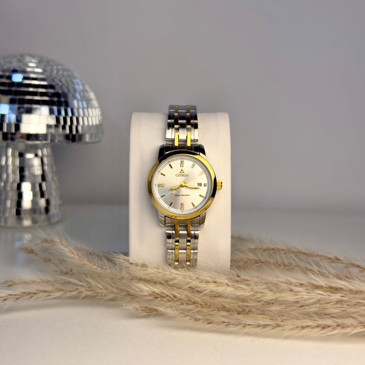 CITRON Two Tone Silver Golden for women Montre