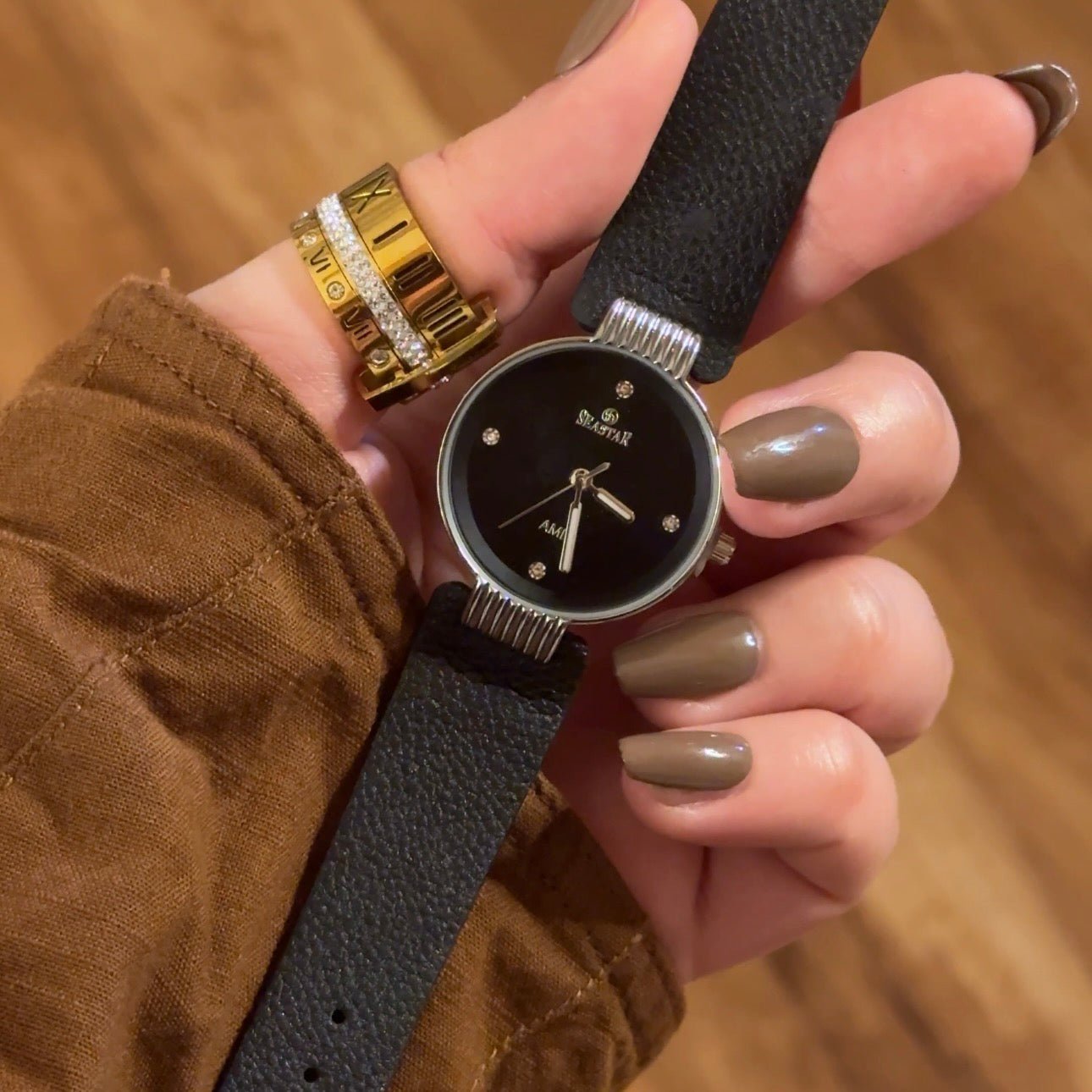 Obsidian Cherry Watch