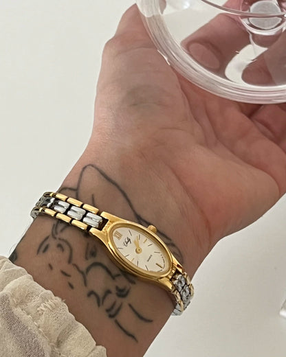 Belir Silver & Gold Watch